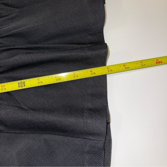 WHBM Black Strapless Cocktail Dress Mini Corset Ruffle Hemline - Picture 14 of 16